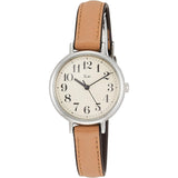 [Seiko Watch] Riki Women's Watch Traditional Color AKQK461 Beige (Chestnut Color)