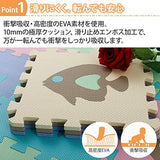 iikuru y822 Play Mat, Baby, Joint Type, Baby Mat, Thick, Waterproof, Kids, Puzzle Mat, Large, Playable, Cushion Mat, Nap Mat, Sheet