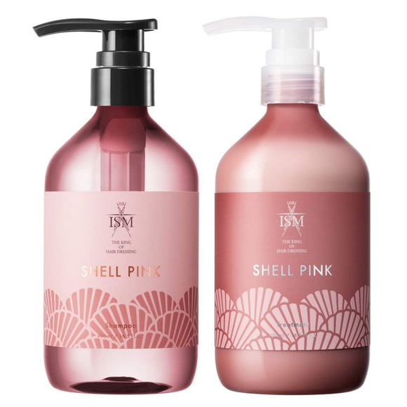 ISM Shampoo & Treatment Set Shell Pink 490ml each