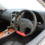 REAL (Real) Steering [Lexus IS (20 series)] Red Selection (All Leather Red Stitch) ISD-LPB-RD