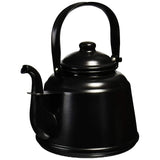 Hearth Designs RTK-02 Kettle, Matte Black, 0.6 gal (2.3 L), Enameled Kettle