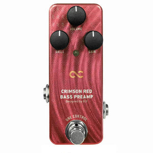 One Control Crimson Red Bass Preamp Base Effector