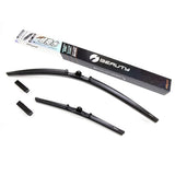 I Beauty S Flat Wiper Blade Super Water Repellent Renorutesia 4 Type / Capture ONLY 25.6 Inches (650 mm) Driver Side 13.8 Inches (350 mm) Passenger Side 13.8 Inches