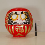 Shigeda Daruma Takasaki Home Safety, Good Luck, Auspicious Luck, Passing, Winning, Prayer, Figurine, Traditional Crafts, Height 11.8 inches (30 cm), No. 9