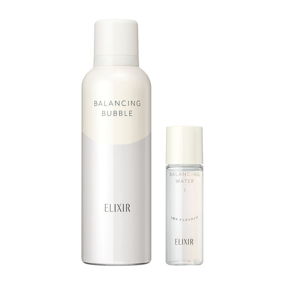 Elixir Refret Balancing Bubble Limited Set Lotion (Smooth) with Mini Size, 5.6 oz (165 g) + 1.0 fl oz (30 ml)