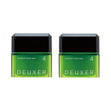 Number Three DEUXER Medium Hard Wax 4 (Set of 4), Hair Wax, Floral Berry, Green, 11.8 oz (320 g) (x1)