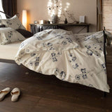 Fab the Home FH121179-180 Duvet Cover, Charcoal, 59.1 x 82.7 inches (150 x 210 cm), Botanica