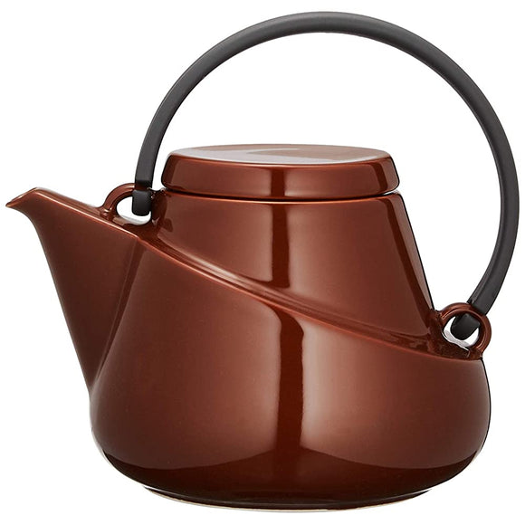 Blue Toe Color Ridge Teapot 750ml Brown 23567