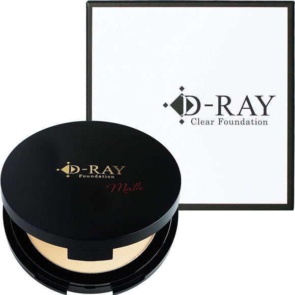 D-RAY D-CLEAR FOUNDATION (WHITE NATURAL) ULTRA-FINE FOUNDATION (POWDER TYPE / DARKNESS COVER) SKIN AND CRAF-RESISTANT