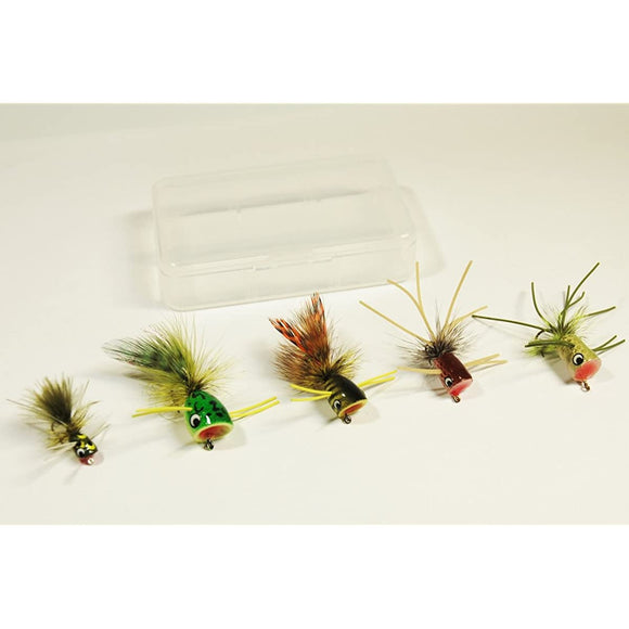 Fly Shop Complete Fly Set Bass Popper SP1 5 Pieces