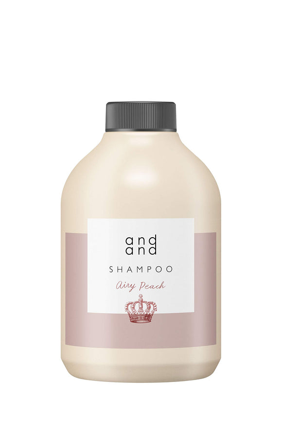 andand Relaxing [Airy Peach Scent] Shampoo Refill 480ml [Non-Silicone Formula] Single Item 480ml