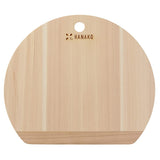 HANAKO Shimanto Hinoki D-Shaped 9mm Cutting Board