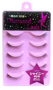 Diamond Lash [Shiny eye] 5 pairs (for upper eyelashes) Delicate hair bundles for naturally shining eyes...