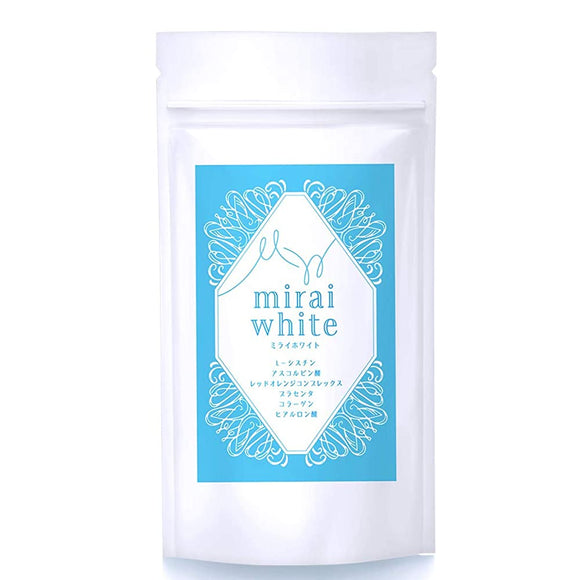 Mirai White | Vitamin C L-Cystine ROC Horse Placenta Collagen Hyaluronic Acid [Made in Japan 240 tablets]