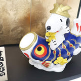 Yoshitoku 183122 Miffy Porcelain 5-Person Decorative Hina Doll, 9.1 - 11.8 inches (23 - 30 cm)