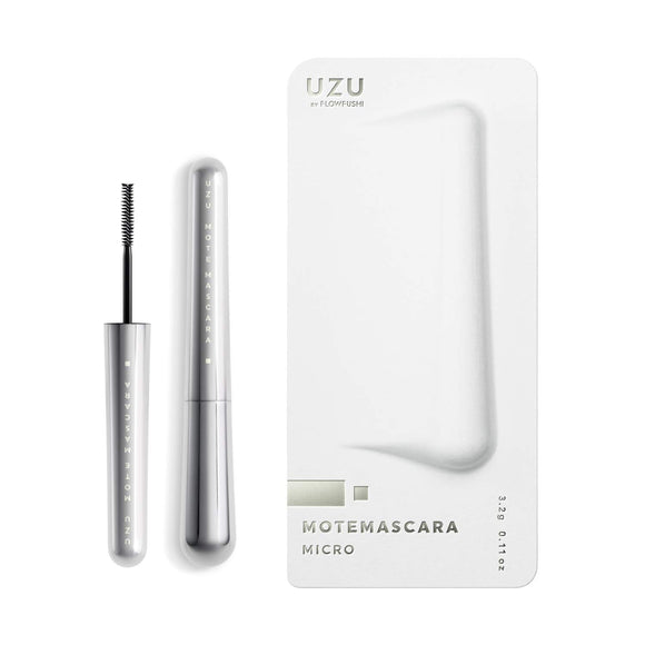UZU BY FLOWFUSHI Mote Mascara [Micro] Eyelash Care Water Resistant Hot Water Off Alcohol Free Hypoallergenic