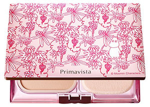 Sofina Primavista Beautiful bare skin texture powder foundation (Ochre 05) + limited Moomin design compact planned product