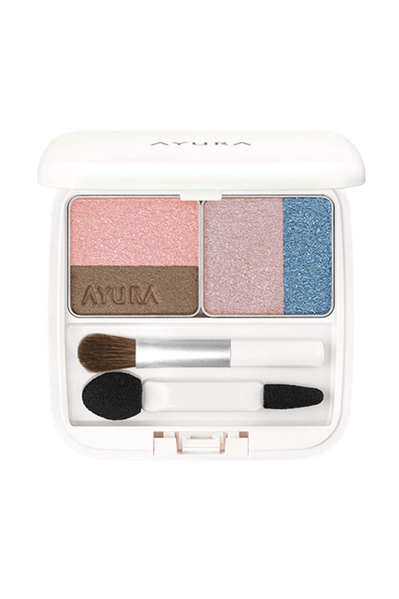 AYURA Lucent Eyes <Eyeshadow> A 4-color eyeshadow that gives a transparent color and luster a clear look (03.Mellow Purple)