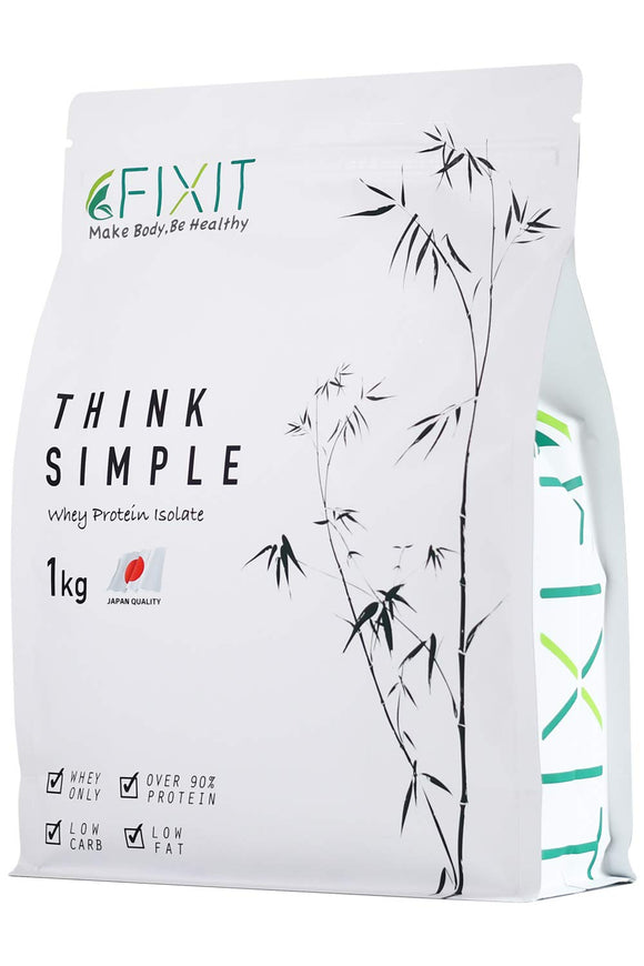 FIXIT Protein Whey Protein THINK SIMPLE 1kg WPI (plain) artificial sweetener nonuse