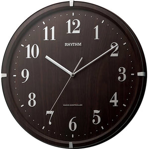 Rhythm Clock RHYTHM Radio Wave Wall Clock Live Alice Brown 8MY501SR06