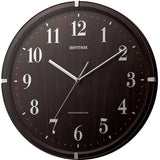 Rhythm Clock RHYTHM Radio Wave Wall Clock Live Alice Brown 8MY501SR06