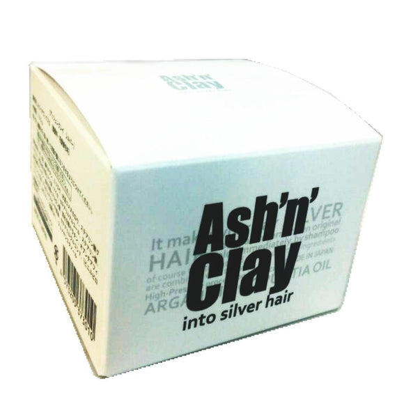 Ashun Clay Silver Large Capacity 100g Silver Hair Wax S Hair Styling/Hair Coloring [Beauty and Beauty Products]