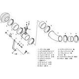 HKS RACING SUCTION (AIR CLeaner) IMPREZA GH-GDB (C, D, E, F, G) EJ207 02/11-07/06 F