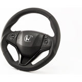 KENSTYLE (Kenstyle) Original steering HA03 Honda A type shuttle (GP7/GP8/GK8/GK9) All black leather (Silver Stitch) Steering Wheel Ha03