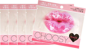 Pure Smile CHOOSY Chewy Lip Pack Peach 5 Pack