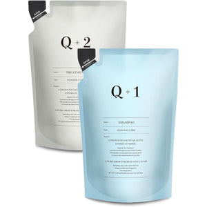 Q+ (Qualitas) Shampoo Treatment Set Refill Beauty Salon Exclusive Conditioner Amino Acid Shampoo 400ml/400g