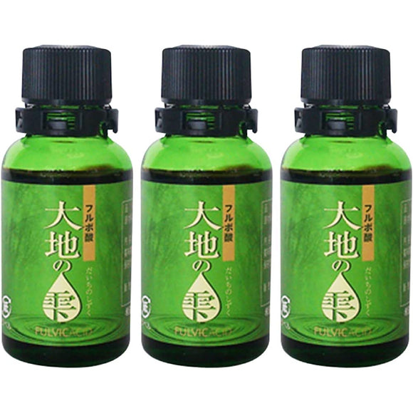High concentration and high purity fluvic acid extract - Earth drop (1.1 fl oz (30 ml) x 3), Highest quality fluvic acid extract (baobab extract), No added preservatives