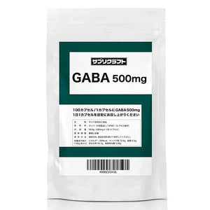 Supplicraft GABA GABA supplement 1 capsule GABA 500mg 100 capsules