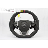 KENSTYLE original steering HB01 Honda S660 (JW5) All Black Leather (Black Stitch)