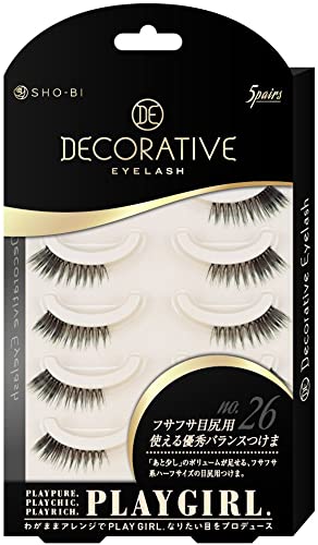 Decorative eyelash Playgirl No.26 (for upper eyelids) SE85558