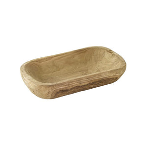 SPICE OF LIFE AHGY4070 Wood Tray, Carving, 15.7 x 9.1 x 3.9 inches (40 x 23 x 10 cm), Wood, Paulownia