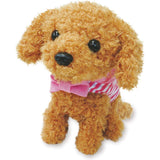 Moka-chan 6C181 Movable Plush Dog, Movable Toy, Barking, Stuffed Dog, Cute, Responds to Commands