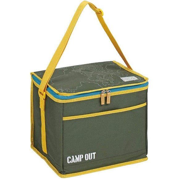 Captain Stag Camping Out Soft Cooler 6L (Old Yellow)