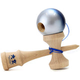 Japan Kendama Association Certified Competition Kendama Osky Premium Blue Silver Made in Japan with Spare Thread