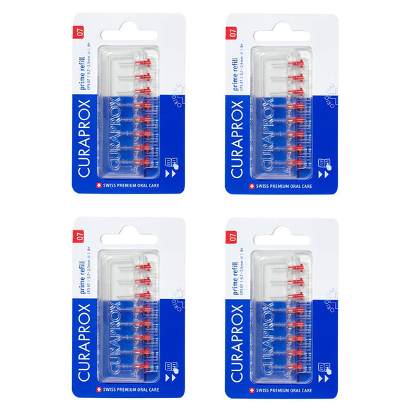 Claprox Interdental brush CPS07 (red) Refill 4 set [32 in total]
