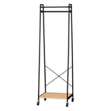 Shirai Sangyo RNT-1550 Linen Hanger Rack, Clothes Storage, Width 19.1 inches (48.3 cm), Height 59.5 inches (149.9 cm), Depth 17.5 inches (44.6 cm)