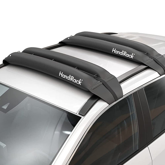 HandiWorld HandiRack Roof Rack, 5-Minute Installation With No Tools Required, Roof Rail, Load Capacity: 176.4 lbs (80 kg), Roof Carrier, DIY, Large Items, Surfboard, Transportation, Black (Japanese Version)