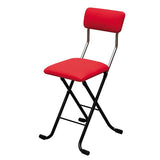 Reneseiko MSH-49 J Mesh Chair, Made in Japan, Red/Black, Width 15.6 x Depth 17.5 x Height 30.1 inches (39.5 x 44.5 x 76.5 cm), When Folded: Depth 4.9 inches (12.5 cm), Seat Height: 19.3 inches (49 cm)