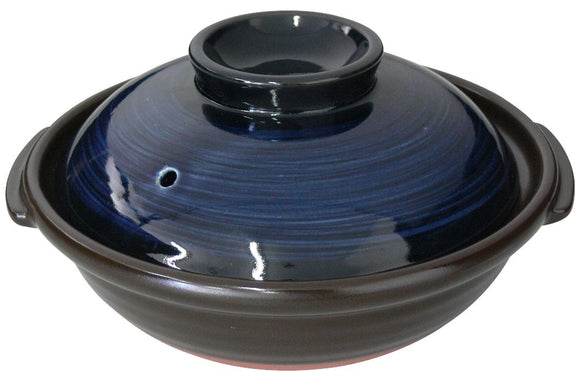 SUZUKI, Banko Ware Ky Type Pot, No. 6 (1 Person), Lapis Glaze 5341-4065
