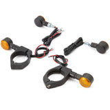 Daytona 24587 Motorcycle Turn Signal, For GB350 (21), Stainless Steel Rear Fender (21800), D-Light SOL, Turn Signal Stay, Turn Signal Relay Included, LED Turn Signal Kit, Front and Rear Set