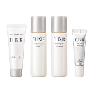 Elixir White More "Glossy Ball" Body Feeling Set (Whitening & Aging Care) T 0.5 oz (14 g) 1.8 fl oz (30 ml)