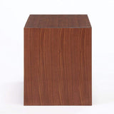 Muji 02440978 Kohi-shaped furniture laminated plywood, walnut wood, width 27.6 inches (70 cm), depth 11.8 inches (30 cm), height 13.8 inches (35 cm)