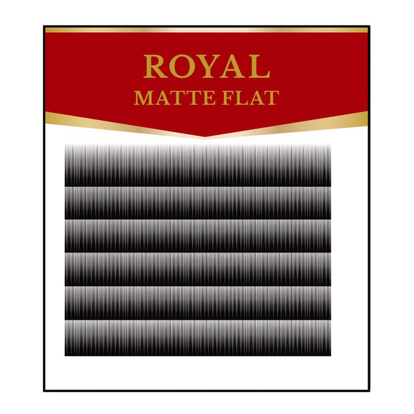 Royal matte flat 6 rows D curl 0.15 MIX