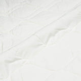 Nishikawa CM00087012W Bed Pad, Single, Washable, Mattress Pad, Wool, Moisture Wicking, Warm, Summer, Solid Color, White