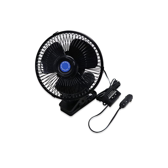 Meltec CF-106 CAR FAN, 5.9 Inches (150 mm), DC 12 V Vehicti, Strong Cooling Air Wind (2nd Level Air Flow, ClipScrew Fixation, And OSCILLATINCTION (APPROX.