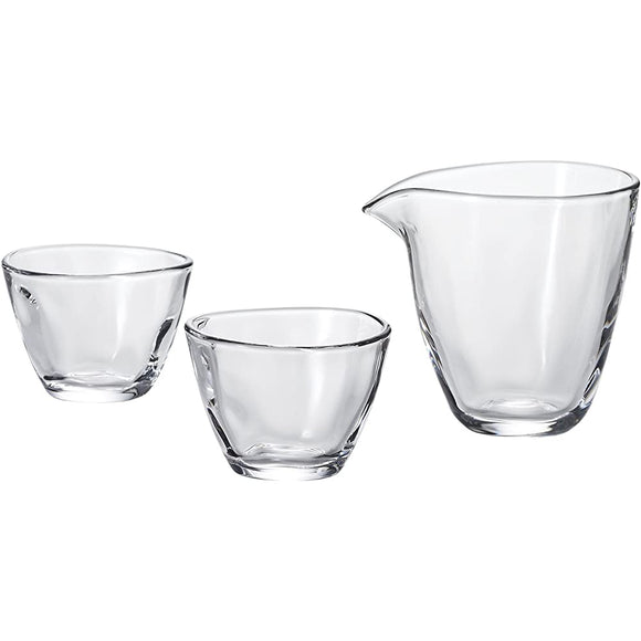 aderia and bineri Katakuchi Cold Sake Charger Set Dishwasher Safe Small - 6202